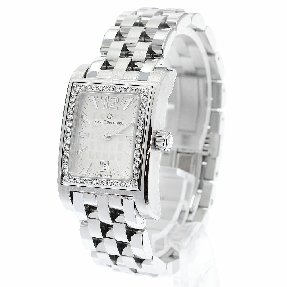 CARL F.BUCHERER 956.752 Anteced Diamond Bezel Quartz Ladies Watch - Excellent Condition
