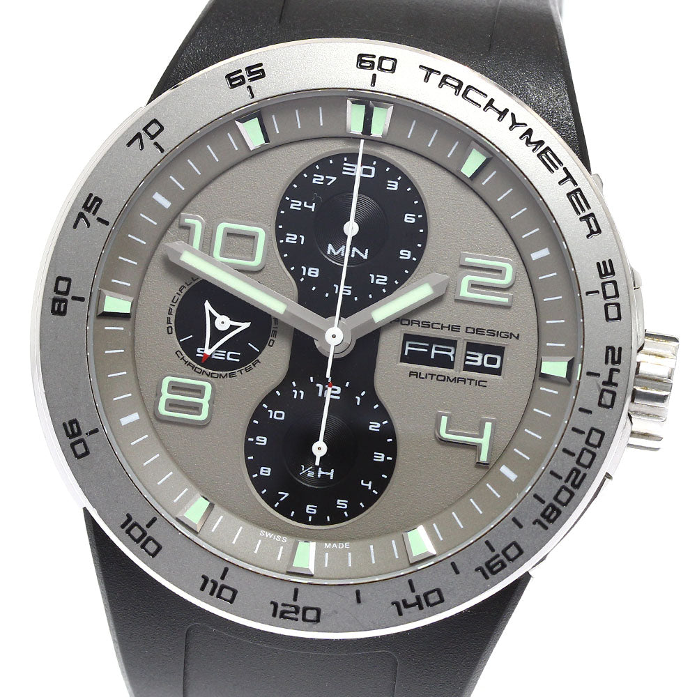 Porsche Design 6340.41.24.1169/P6340 Flat Six Chronograph Automatic Men's Watch (Good Condition)