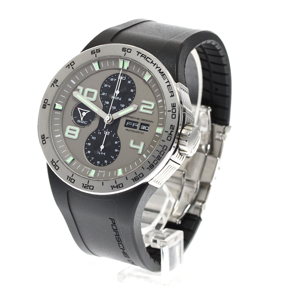 Porsche Design 6340.41.24.1169/P6340 Flat Six Chronograph Automatic Men's Watch (Good Condition)