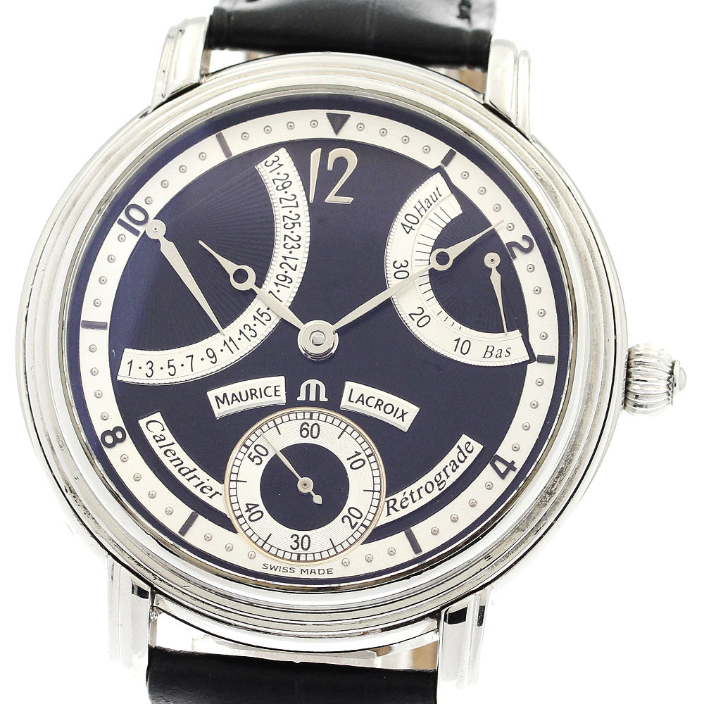 MAURICE LACROIX MP7068 Masterpiece Calendrier Retrograde Hand-wound Men's Watch