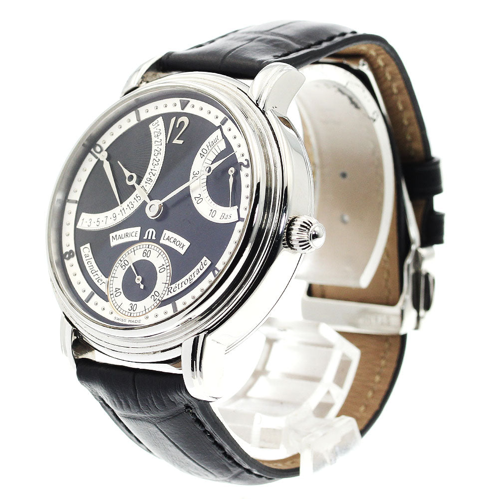 MAURICE LACROIX MP7068 Masterpiece Calendrier Retrograde Hand-wound Men's Watch