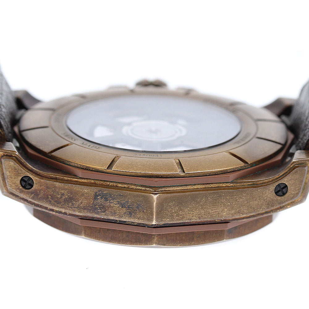 CORUM 116.200.53/0F62 AW01 Admiral's Cup Chronograph Bronze 12-sided Wood Dial Automatic Men's Watch with Warranty
