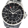 CHANEL H3102 J12 GMT Black Ceramic Automatic Men's Watch - Excellent Condition