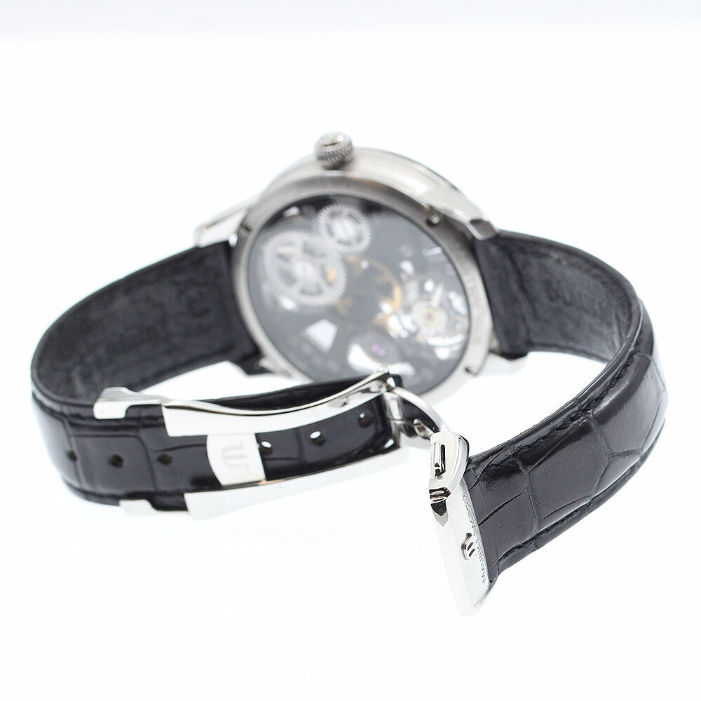 MAURICE LACROIX MP7228 Masterpiece Skeleton Hand-wound Men's Watch (Excellent Condition)
