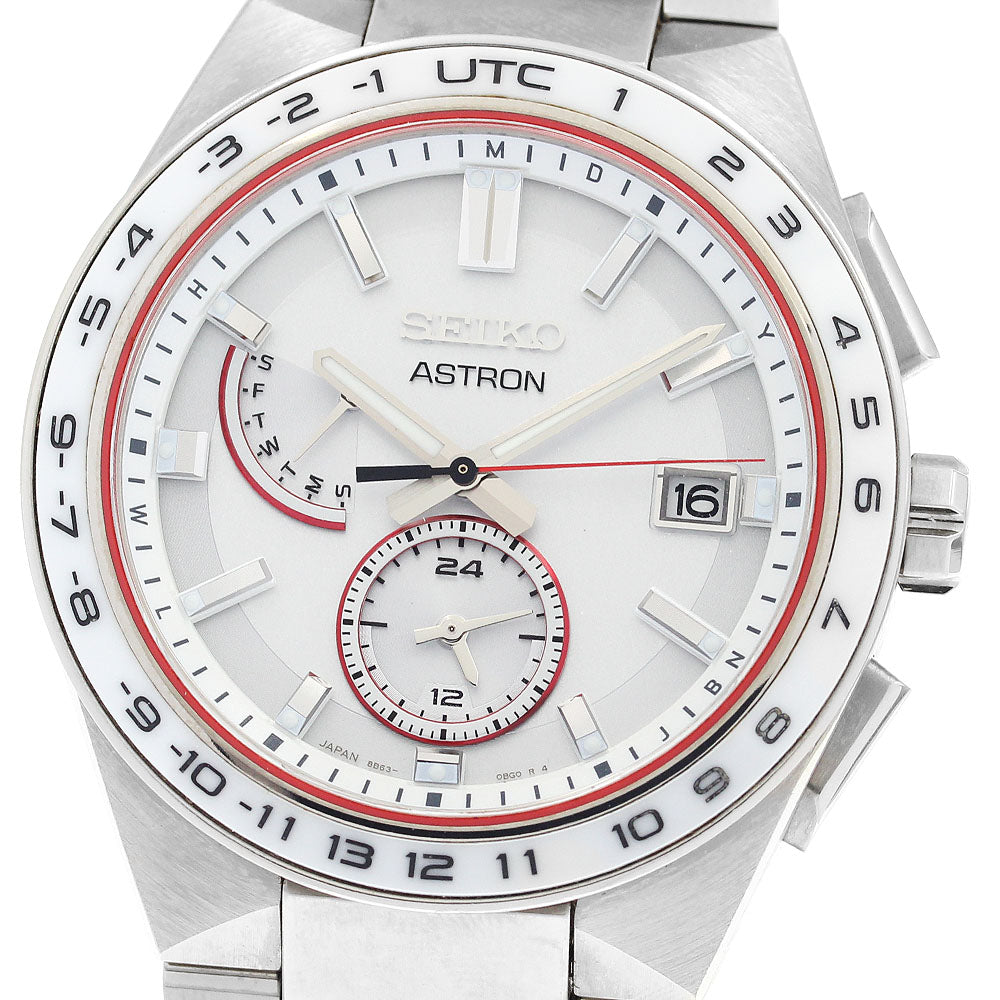 SEIKO SBXY059/8B63-0BG0 Astron Doctors Without Borders Collaboration Model Day-Date Solar Radio-Controlled Men's Watch - Excellent Condition Box and Warranty Included