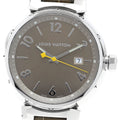 LOUIS VUITTON Q1112 Tambour Date Quartz Men's Watch