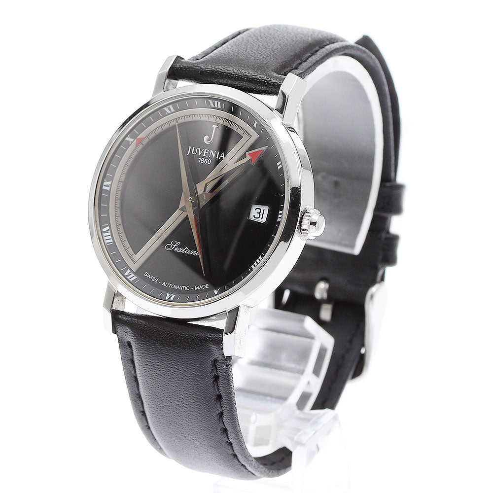 Juvenia J9692C Textant Compass Date Automatic Men's Watch