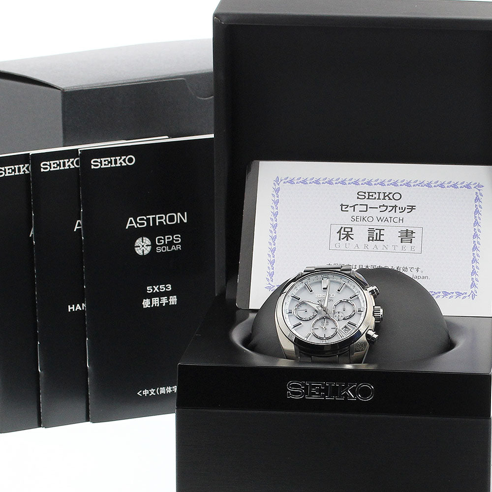 SEIKO SBXC047/5X53-0AJ0 Astron GPS Solar Radio-Controlled Men's Watch (Comes with Box and Warranty)