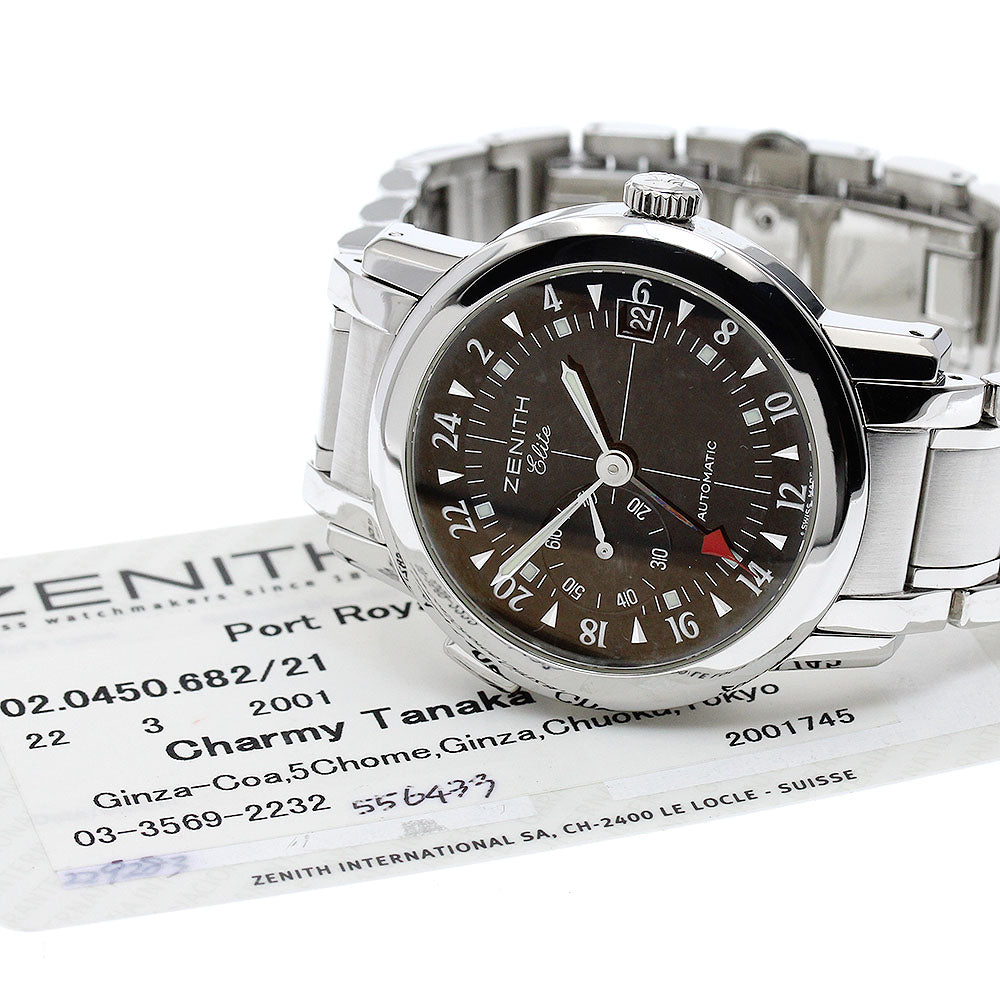 ZENITH 01/02.0450.682 Port Royal Small Seconds Date Automatic Men's Watch Excellent Condition with Warranty.