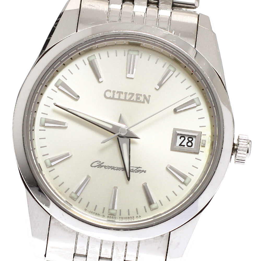 Junk CITIZEN A660-T006591/CTQ57-1131 The Chronomaster Perpetual Calendar Quartz Men's Watch