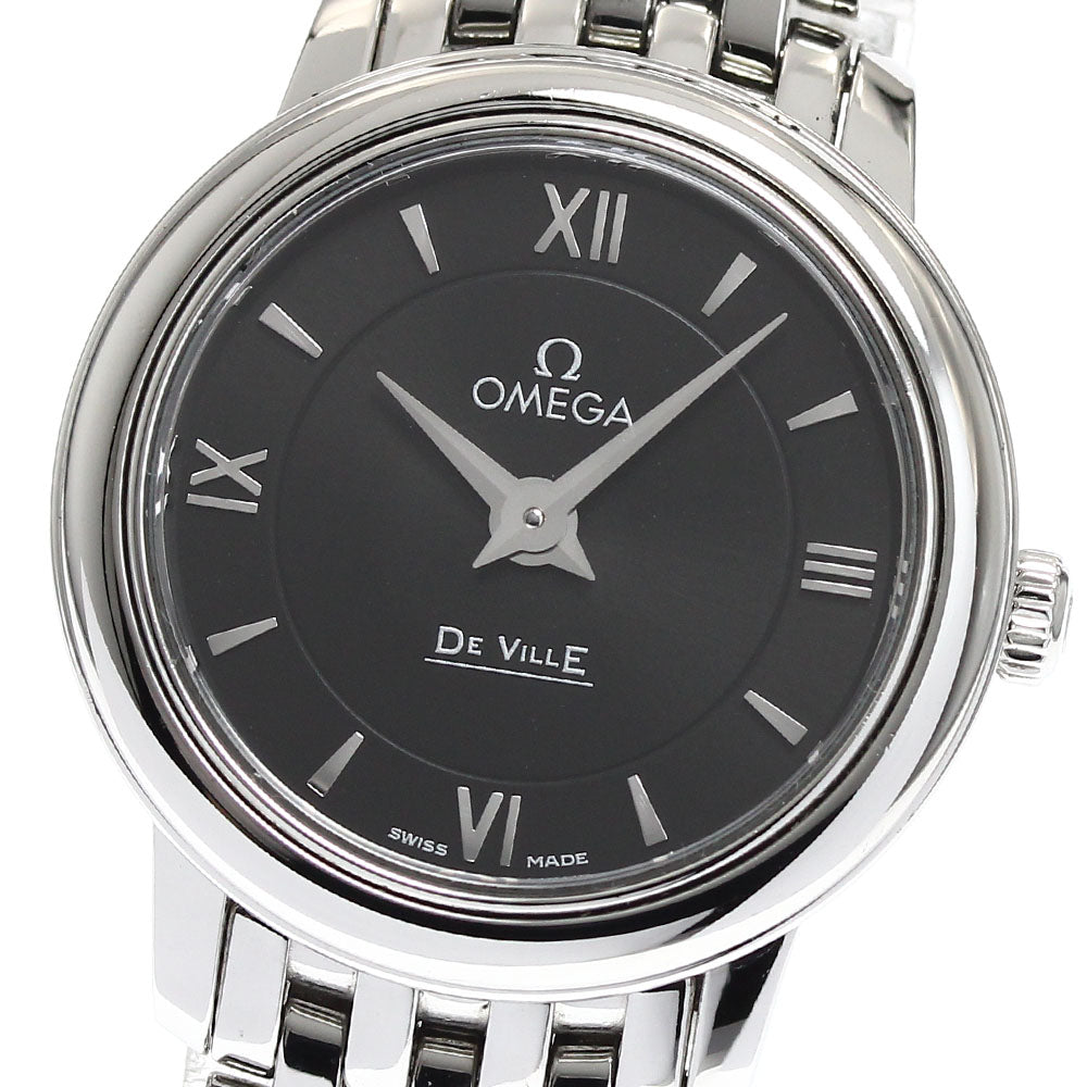 OMEGA 424.10.24.60.01.001 De Ville Prestige Quartz Ladies' Watch Excellent Condition with Warranty.