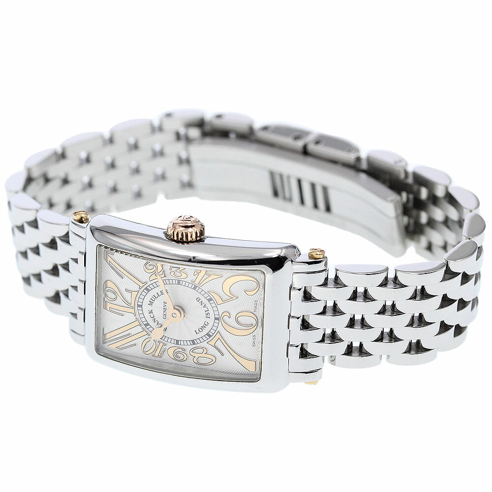 FRANCK MULLER 802QZRELSTG Long Island Petite Relief Quartz Women's Watch (Good Condition)