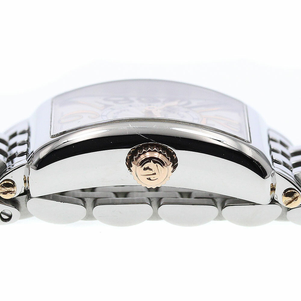 FRANCK MULLER 802QZRELSTG Long Island Petite Relief Quartz Women's Watch (Good Condition)