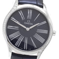 OMEGA 428.18.36.60.03.001 De Ville Tresor Diamond Bezel Quartz Ladies Watch Excellent Condition with Box and Warranty Card