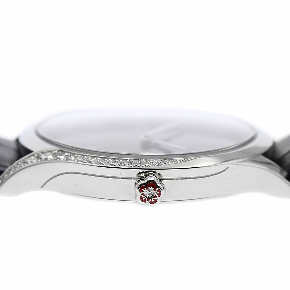 OMEGA 428.18.36.60.03.001 De Ville Tresor Diamond Bezel Quartz Ladies Watch Excellent Condition with Box and Warranty Card