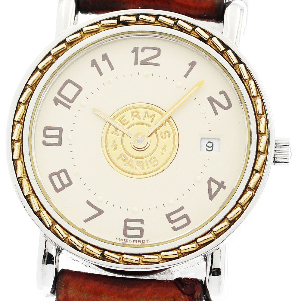 HERMES Sellier Date Quartz Women's Watch