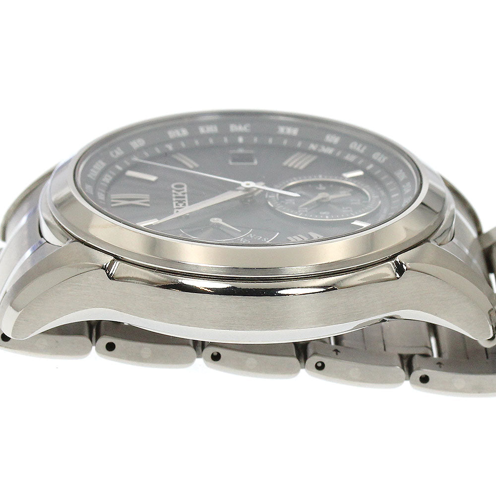 SEIKO SAGA309/8B63-0AY0 Brightz Day-Date Solar Radio-Controlled Men's Watch Excellent Condition with Box and Warranty.