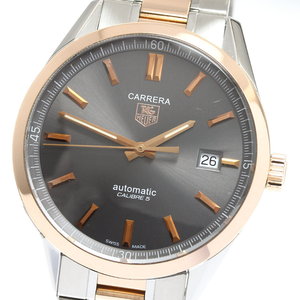 TAG Heuer WV215F.BD0735 Carrera Caliber 5 Date Automatic Men's Watch with Warranty