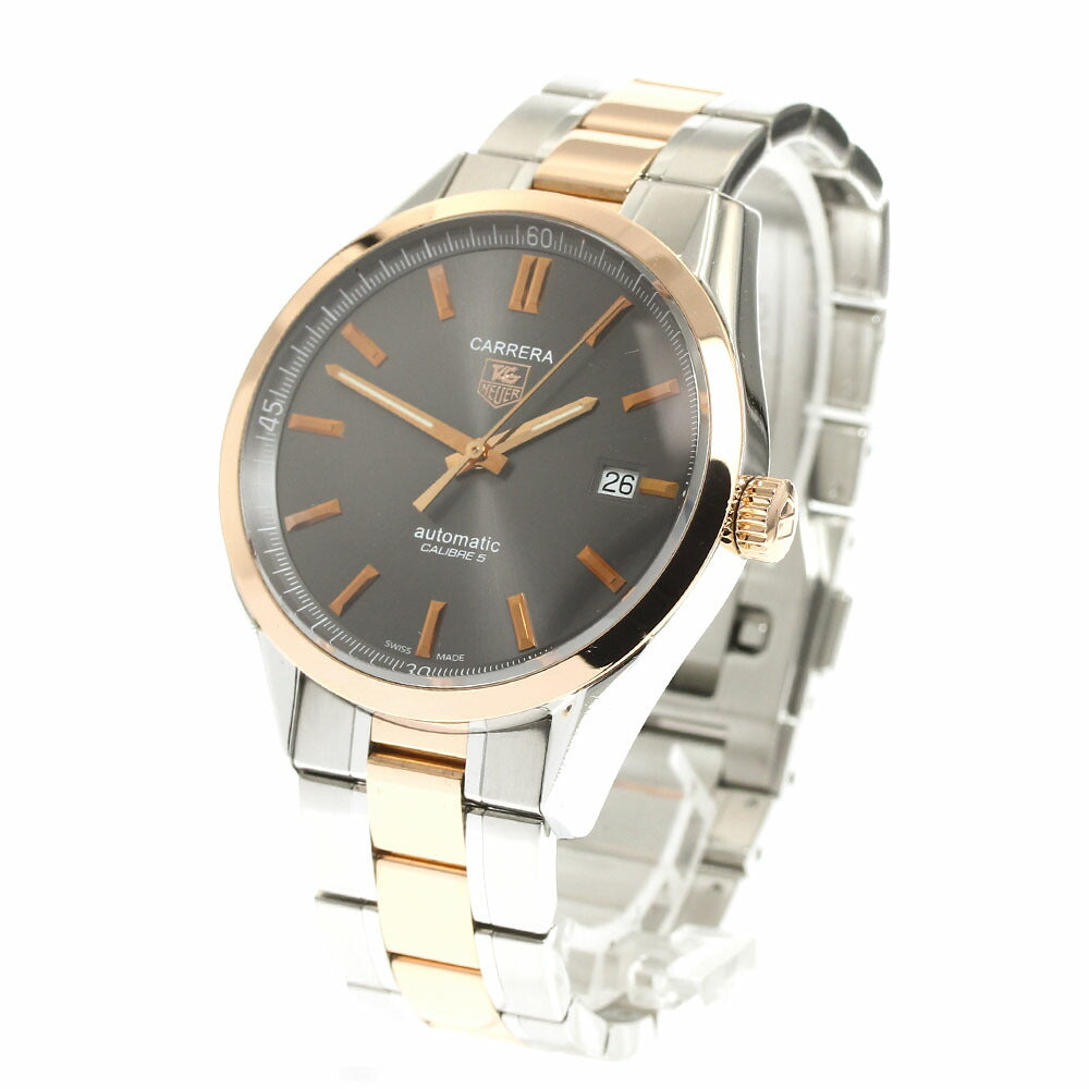 TAG Heuer WV215F.BD0735 Carrera Caliber 5 Date Automatic Men's Watch with Warranty