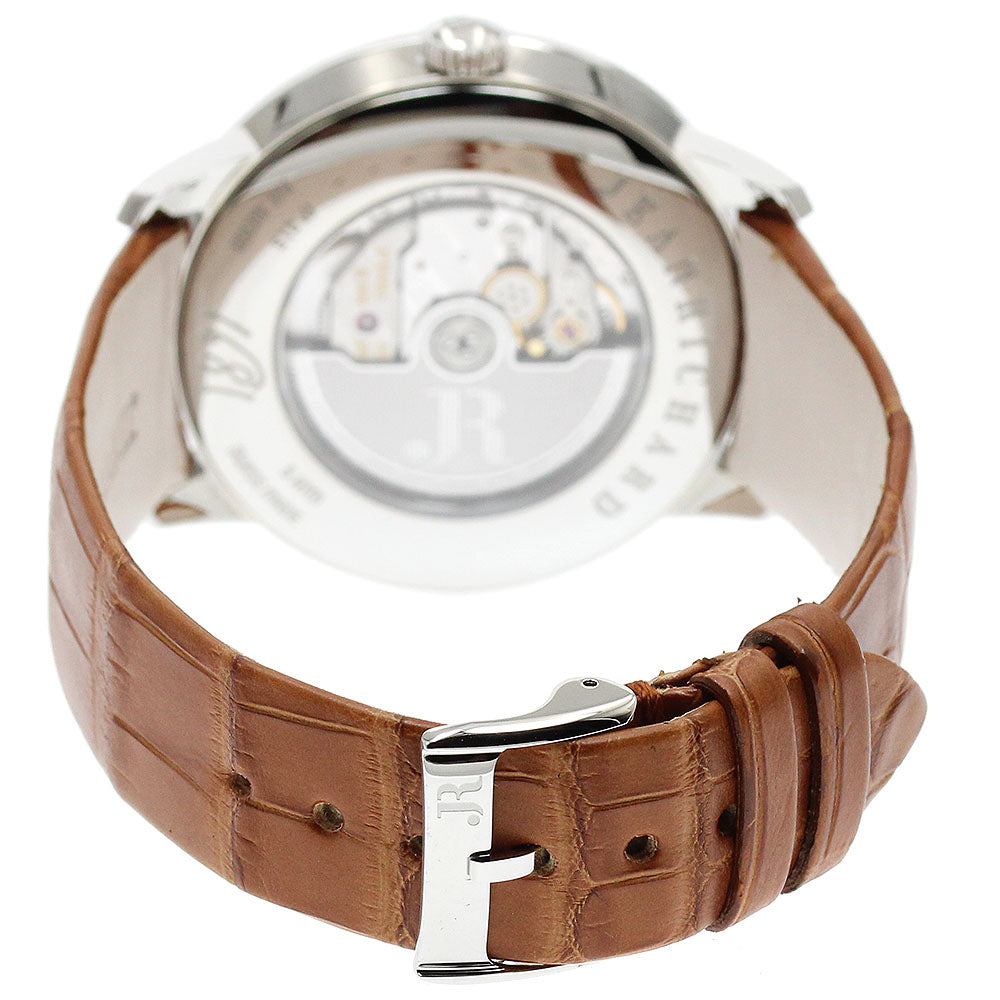 JEANRICHARD 60300-11-A11-AAP 1681 Ronde AFF3 Automatic Men's Watch Excellent Condition