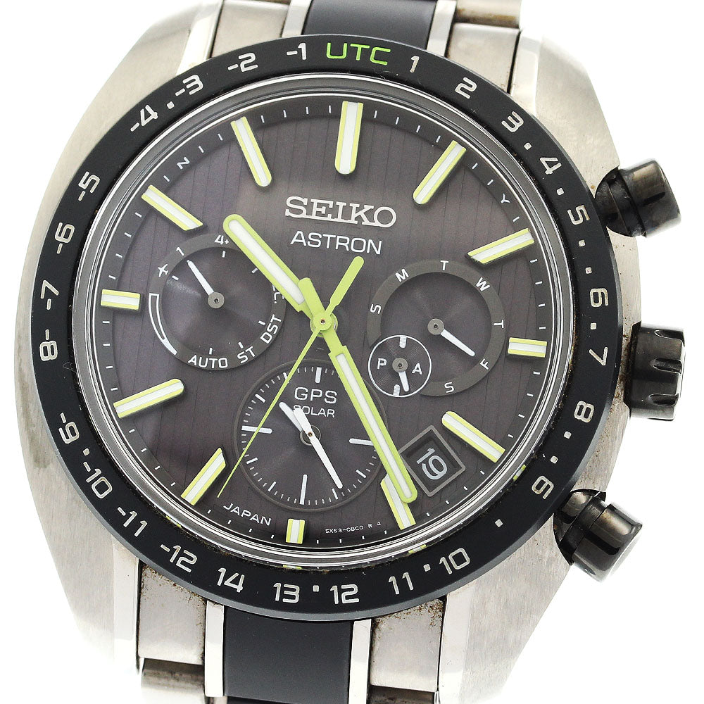 SEIKO SBXC087/5X53-0BF0 Astron 5X Revolution Line Solar Radio Controlled Men's Watch