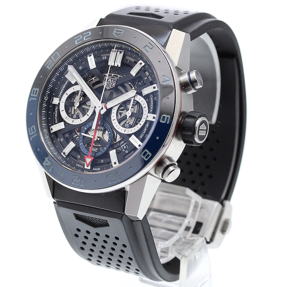 TAG Heuer CBG2A1Z Carrera Calibre Heuer 02 GMT Date Chronograph Automatic Men's Watch with Warranty