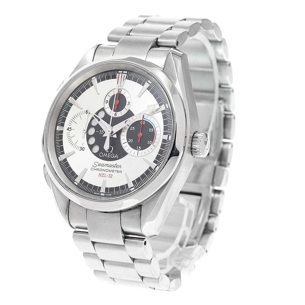 OMEGA 2513.30 Seamaster Aqua Terra NZL-32 Chronograph Automatic Men's Watch with Warranty Card