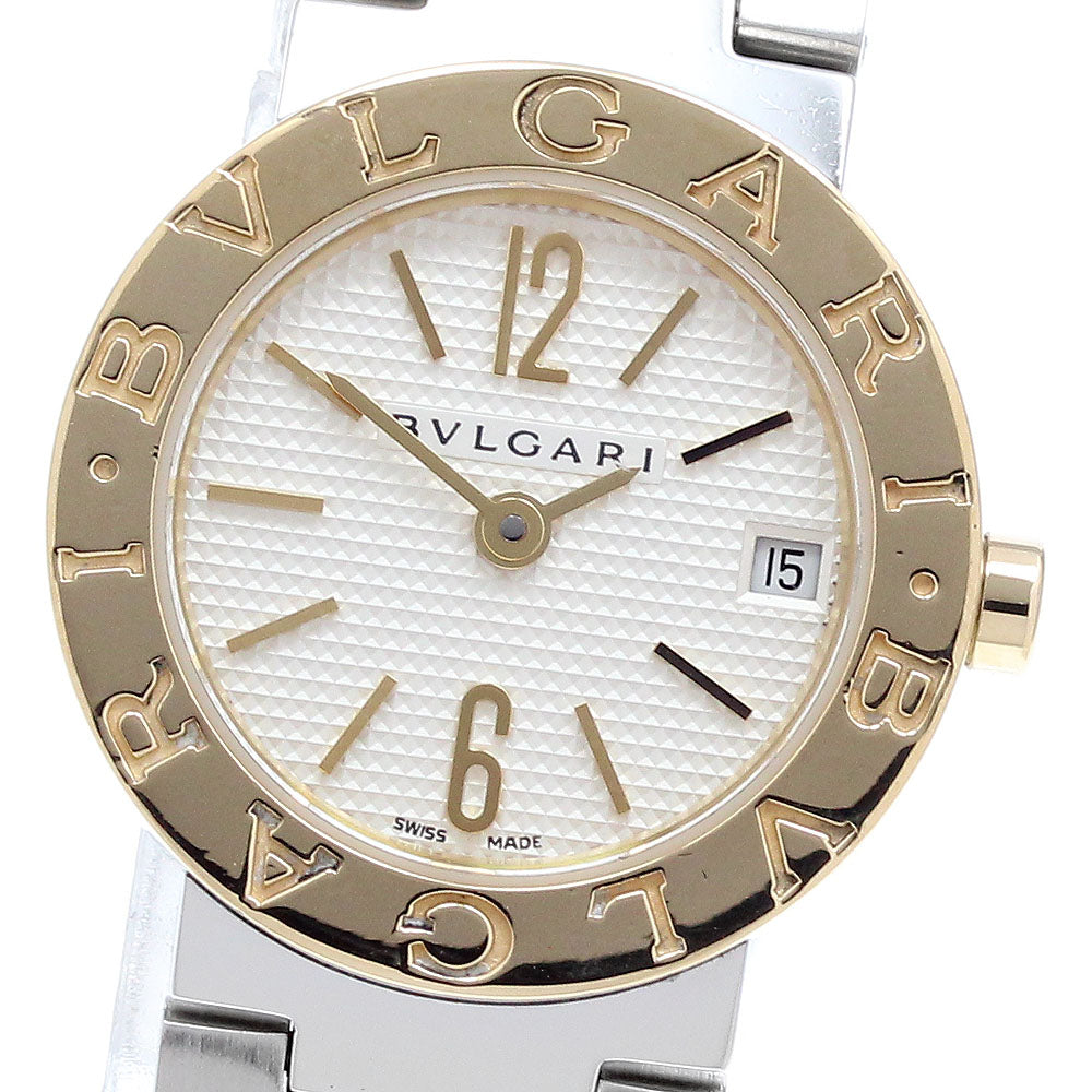 BVLGARI BB23SG Bulgari Date Quartz Ladies Watch Good Condition