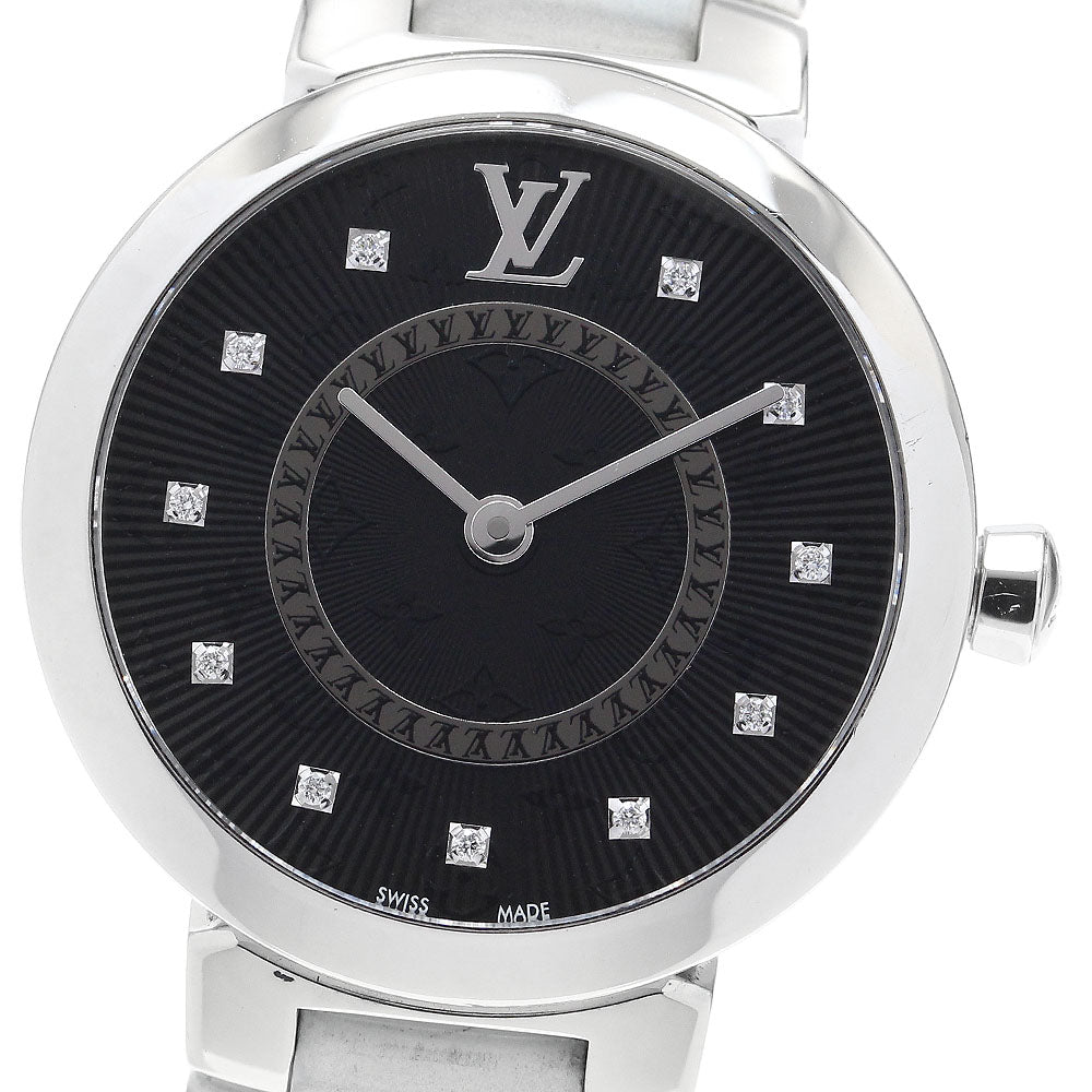 LOUIS VUITTON QA143 Tambour Slim PM 11-Diamond Quartz Women's Watch