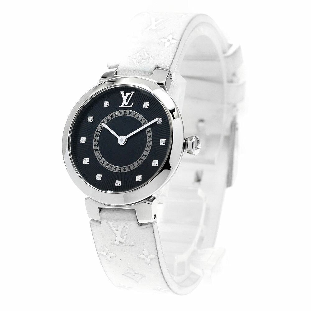 LOUIS VUITTON QA143 Tambour Slim PM 11-Diamond Quartz Women's Watch