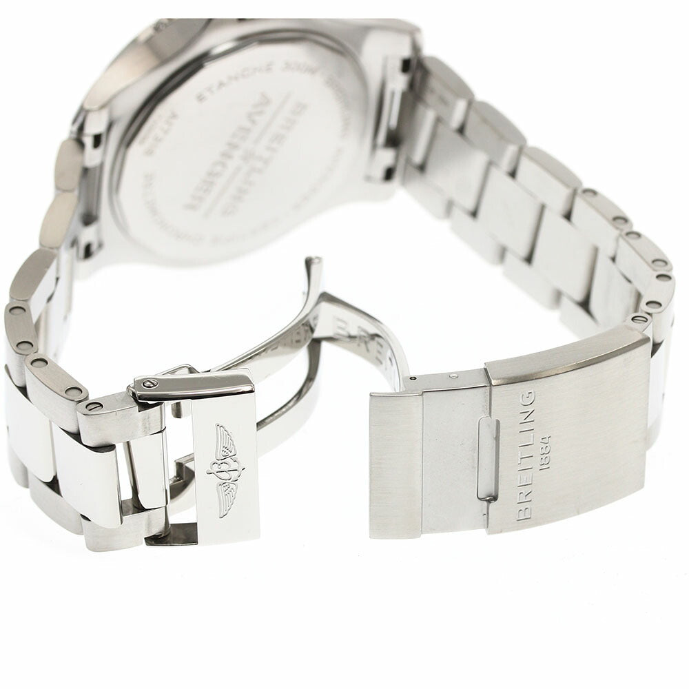 BREITLING A17318 Avenger Automatic 43 Date Automatic Men's Watch Excellent Condition with Inner Box and Warranty Card.