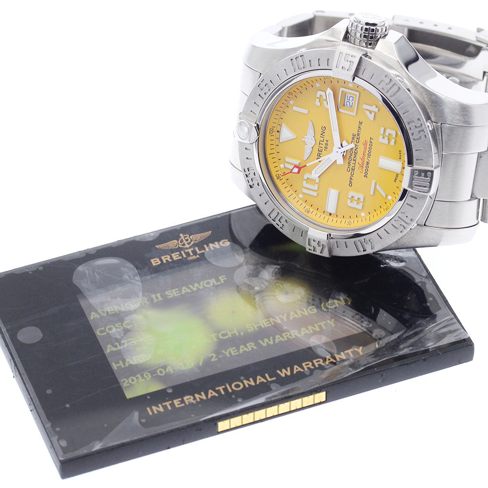 BREITLING A17331 Avenger II Seawolf Date Automatic Men's Watch with Warranty