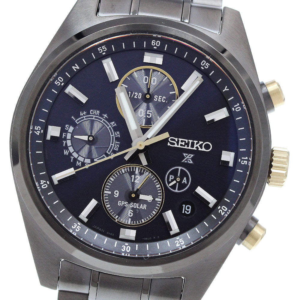 SEIKO SBED013/5X83-0AJ0 Prospex Speedtimer Limited Edition of 1000 Solar Powered Radio Controlled Men's Watch Excellent Condition with Box and Warranty.