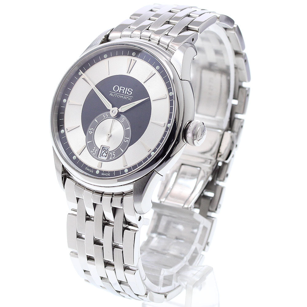 ORIS 7582 Artelier Date Small Seconds Automatic Men's Watch - Excellent Condition