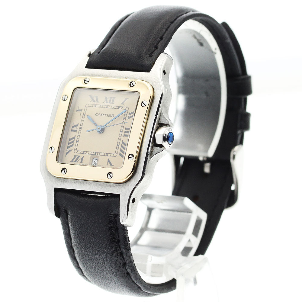 CARTIER Santos Galbe LM Date Quartz Men's Watch
