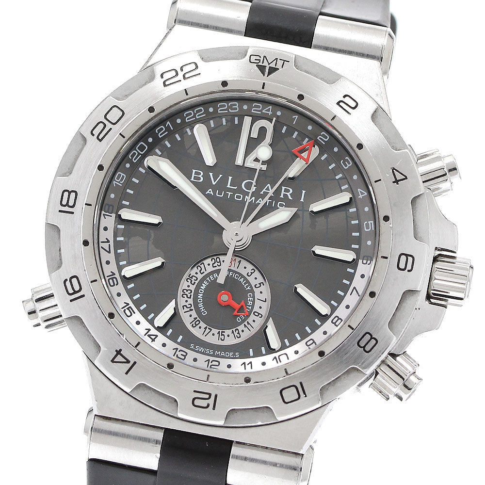 BVLGARI DP42SGMT Diagono Professional GMT Date Automatic Men's Watch