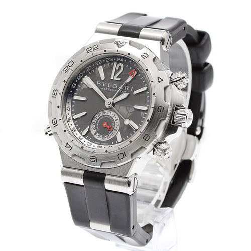 BVLGARI DP42SGMT Diagono Professional GMT Date Automatic Men's Watch