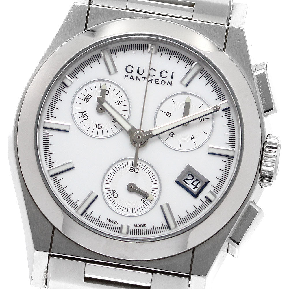 GUCCI 115.4/YA115407 Pantheon Date Chronograph Quartz Boys' Watch
