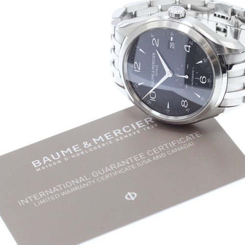 Baume & Mercier MOA10100 Clifton Small Seconds Automatic Men's Watch with Warranty