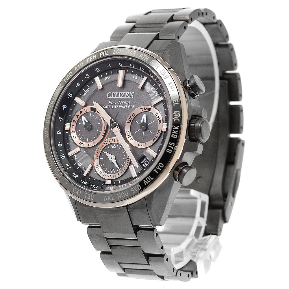CITIZEN CC4016-67E/F950-T027318 Attesa ACT Line Eco-Drive Solar Radio-Controlled Men's Watch Excellent Condition with Box