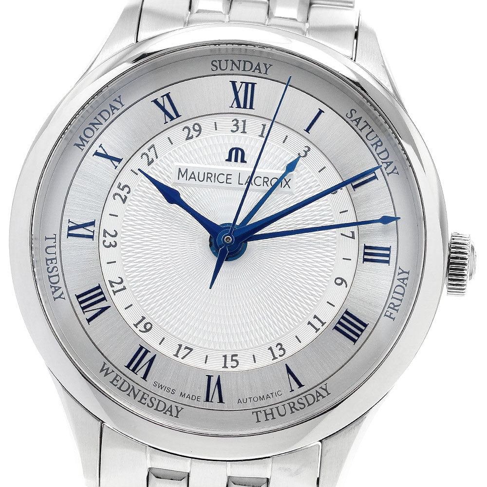 MAURICE LACROIX MP6507-SS002-110 Masterpiece Tradition Day-Date Automatic Men's Watch Excellent Condition
