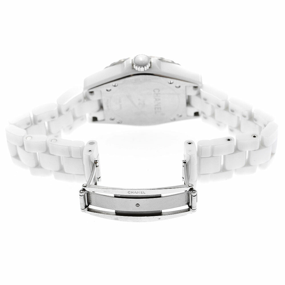 CHANEL H3837 J12 White Ceramic Automatic Watch (Boys' Size)