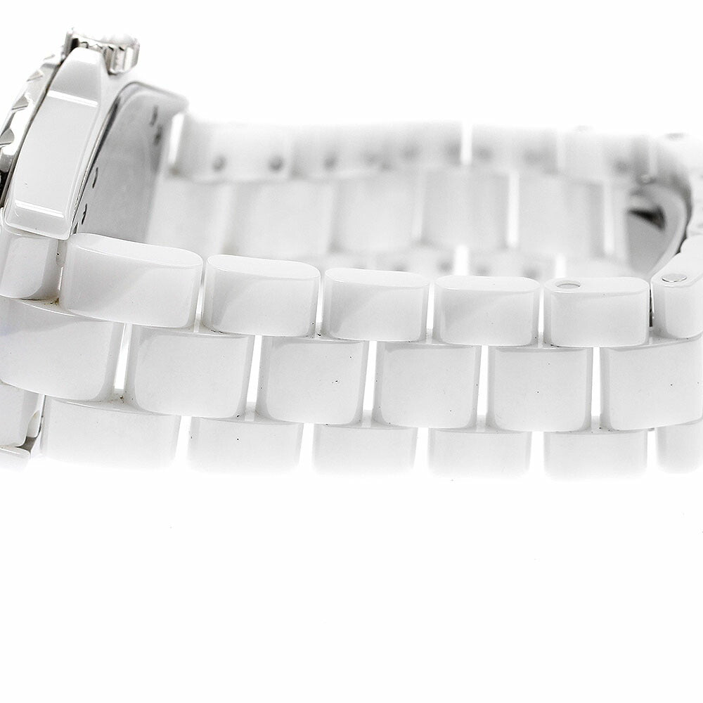 CHANEL H3837 J12 White Ceramic Automatic Watch (Boys' Size)