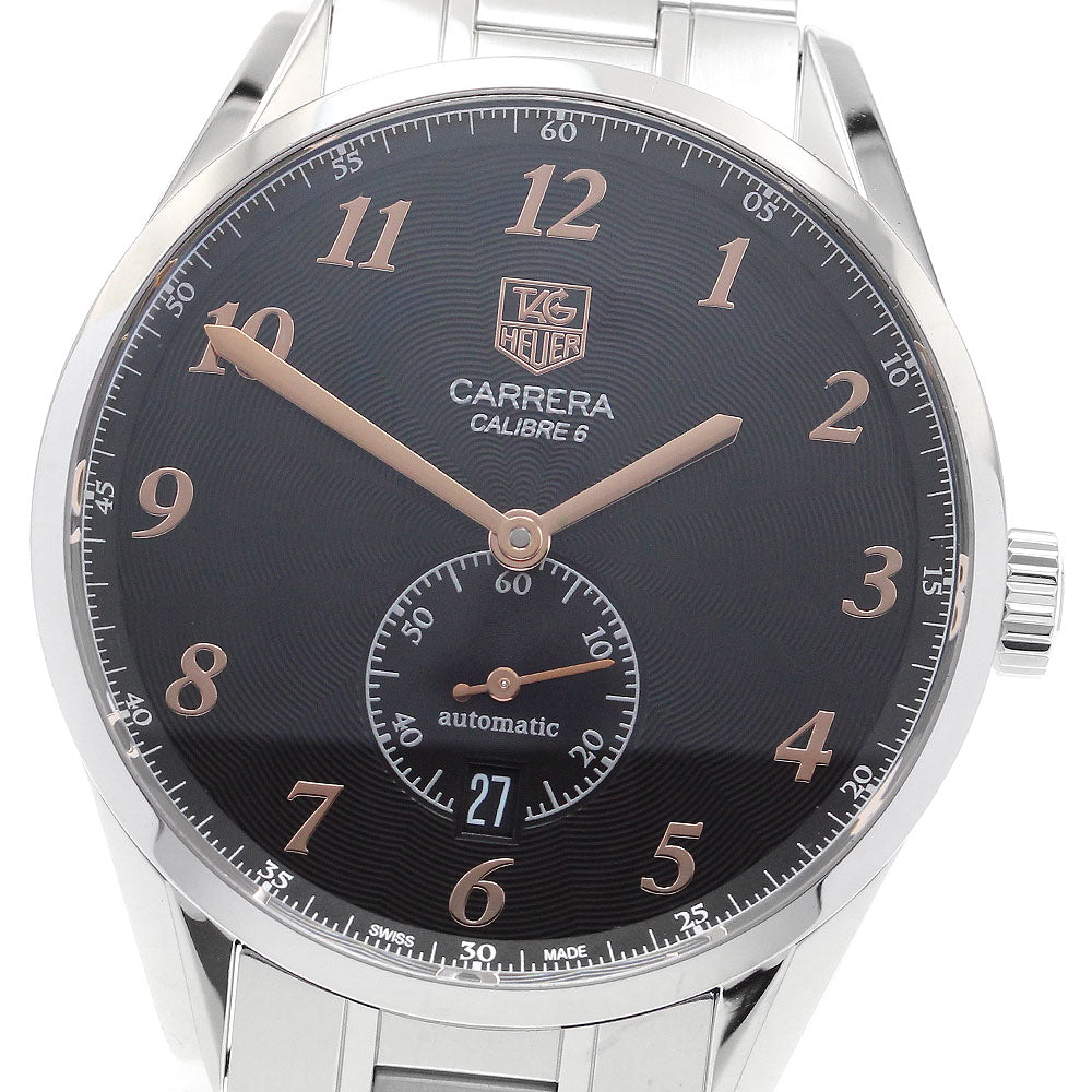 TAG Heuer WAS2114 Carrera Heritage Caliber 6 Date Automatic Men's Watch (Good Condition)