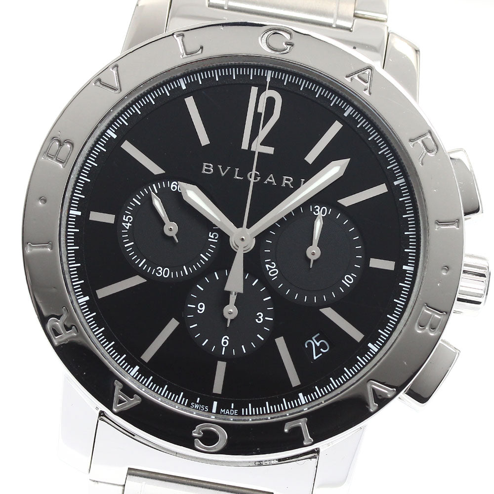 BVLGARI BB41SCH Bulgari Date Chronograph Automatic Men's Watch (Good Condition)