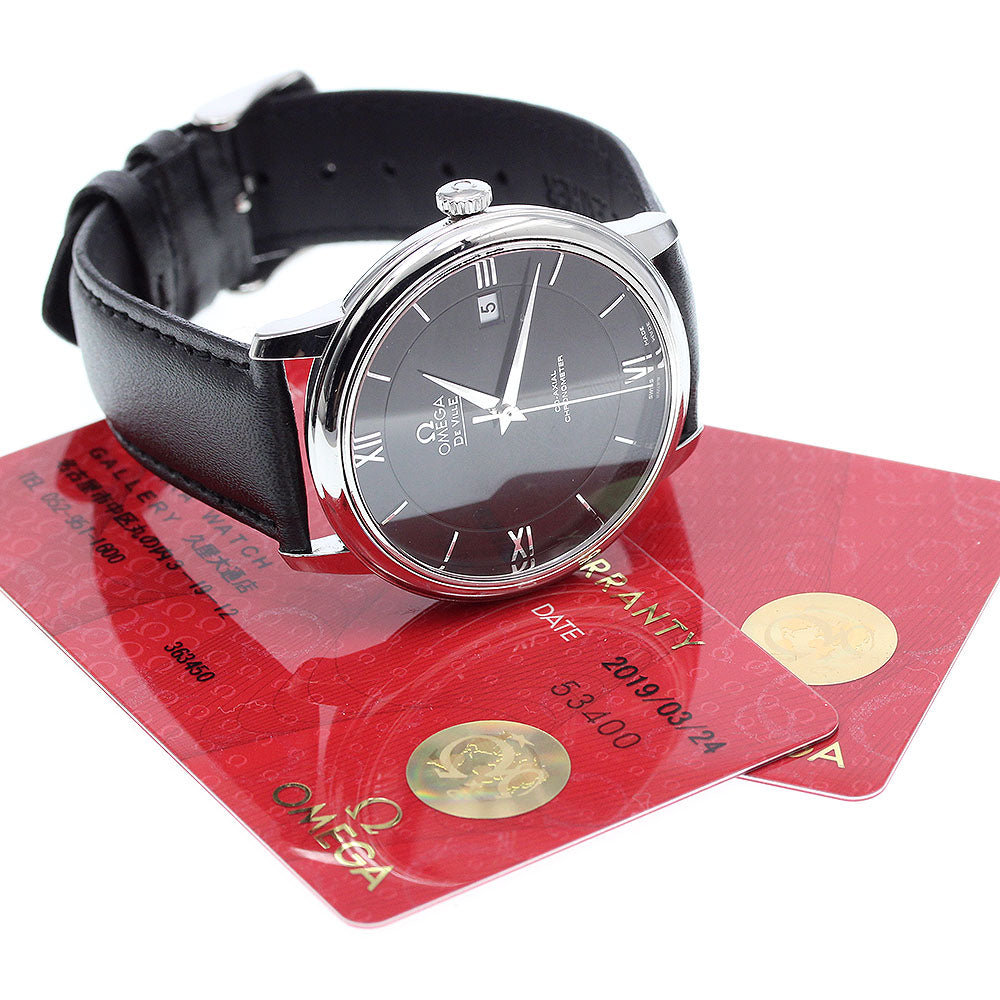 OMEGA 424.13.40.20.01.001 De Ville Prestige Co-Axial Automatic Men's Watch with Warranty