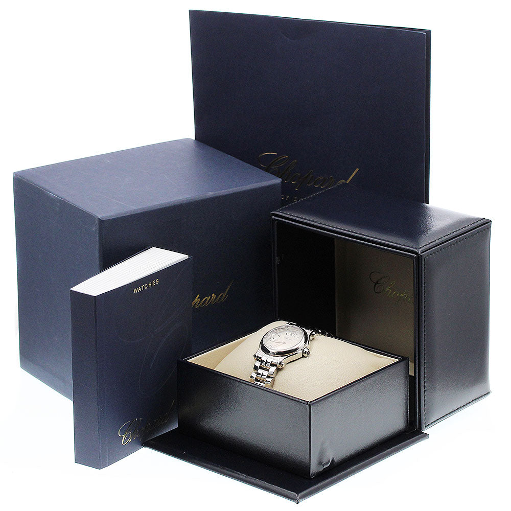 Chopard 278590-3002 Happy Sport 3-Diamond Quartz Women's Watch Excellent Condition with Box and Warranty.
