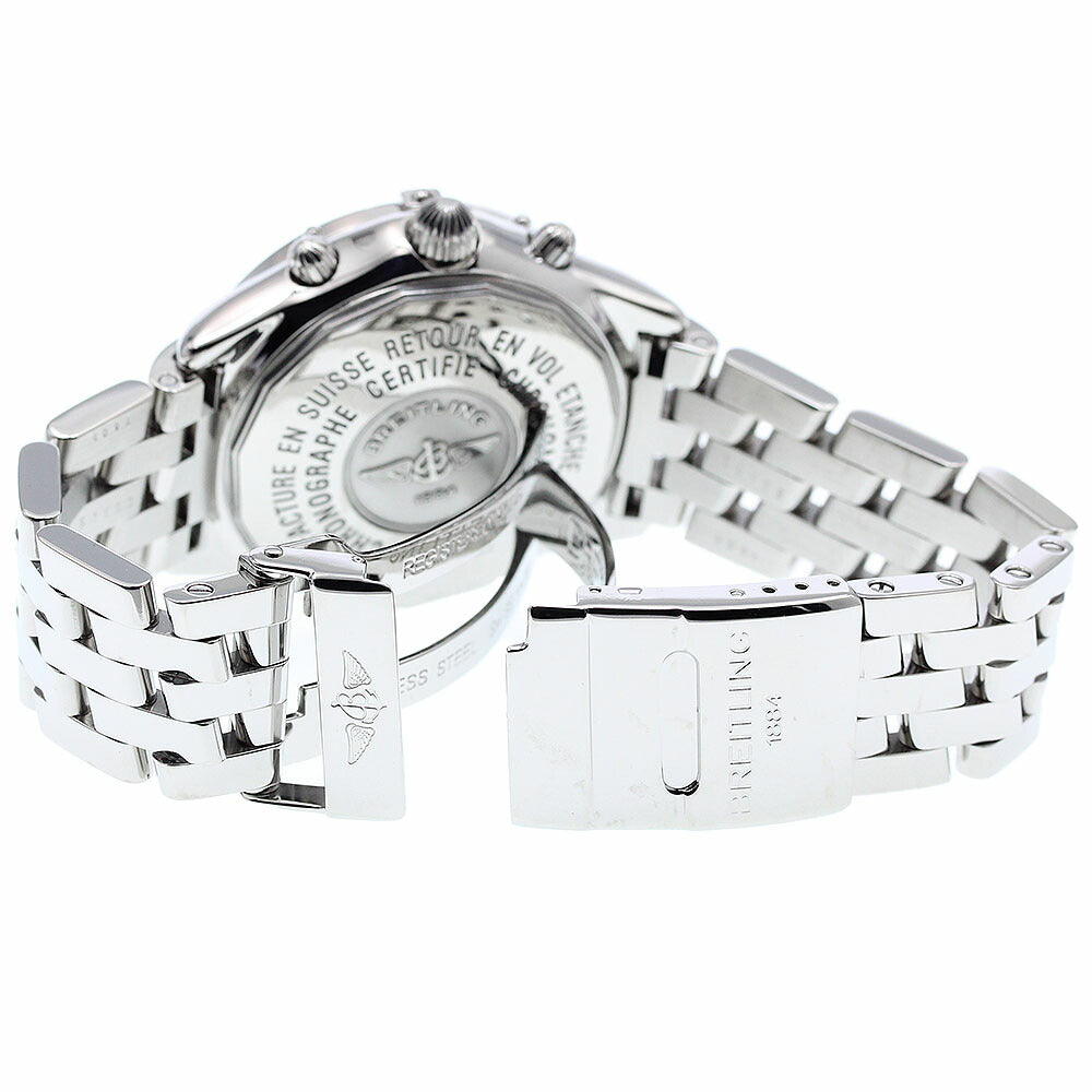 BREITLING A35312 Shadow Flyback Date Chronograph Automatic Men's Watch (Good Condition)