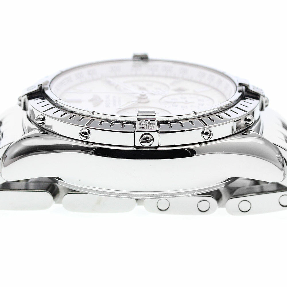 BREITLING A35312 Shadow Flyback Date Chronograph Automatic Men's Watch (Good Condition)