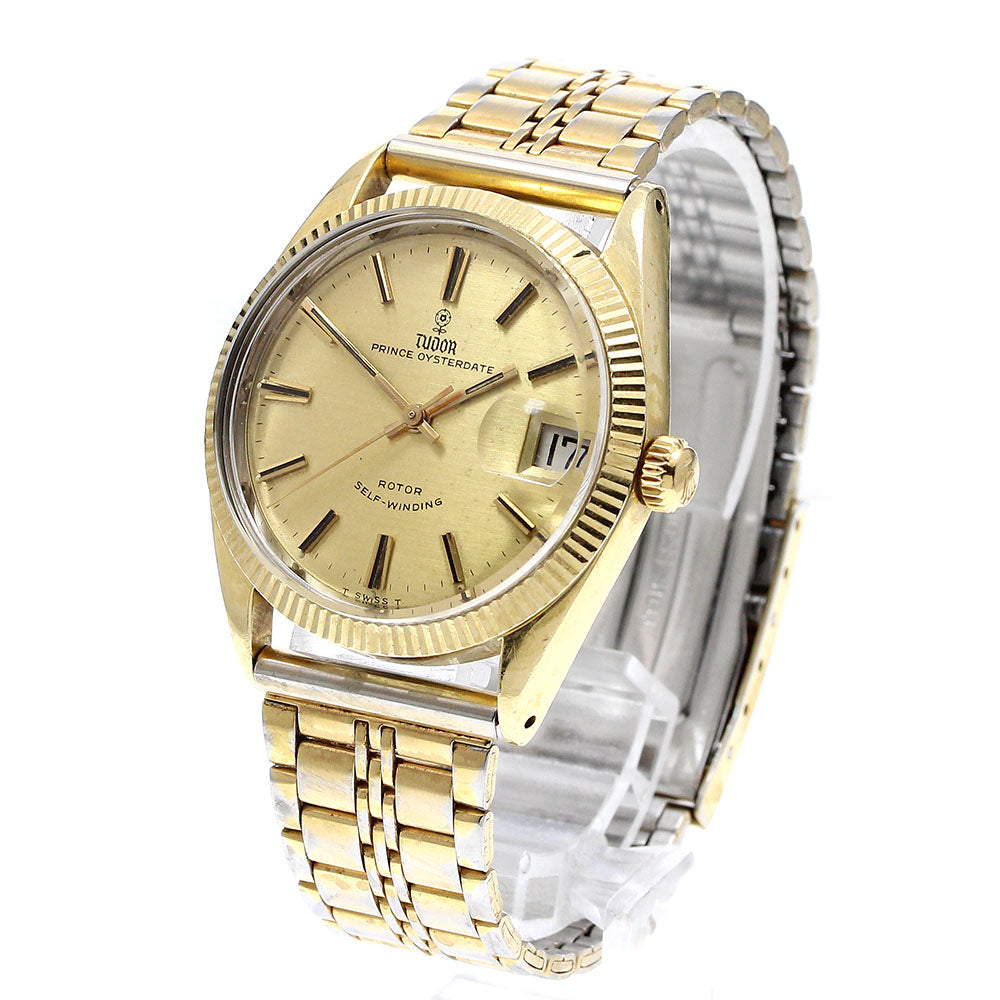 TUDOR 7990/5 Prince Oysterdate YG Bezel Automatic Men's Watch